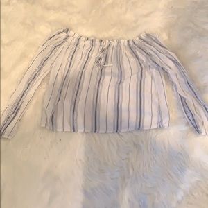 Off the shoulder shirt from hollister
